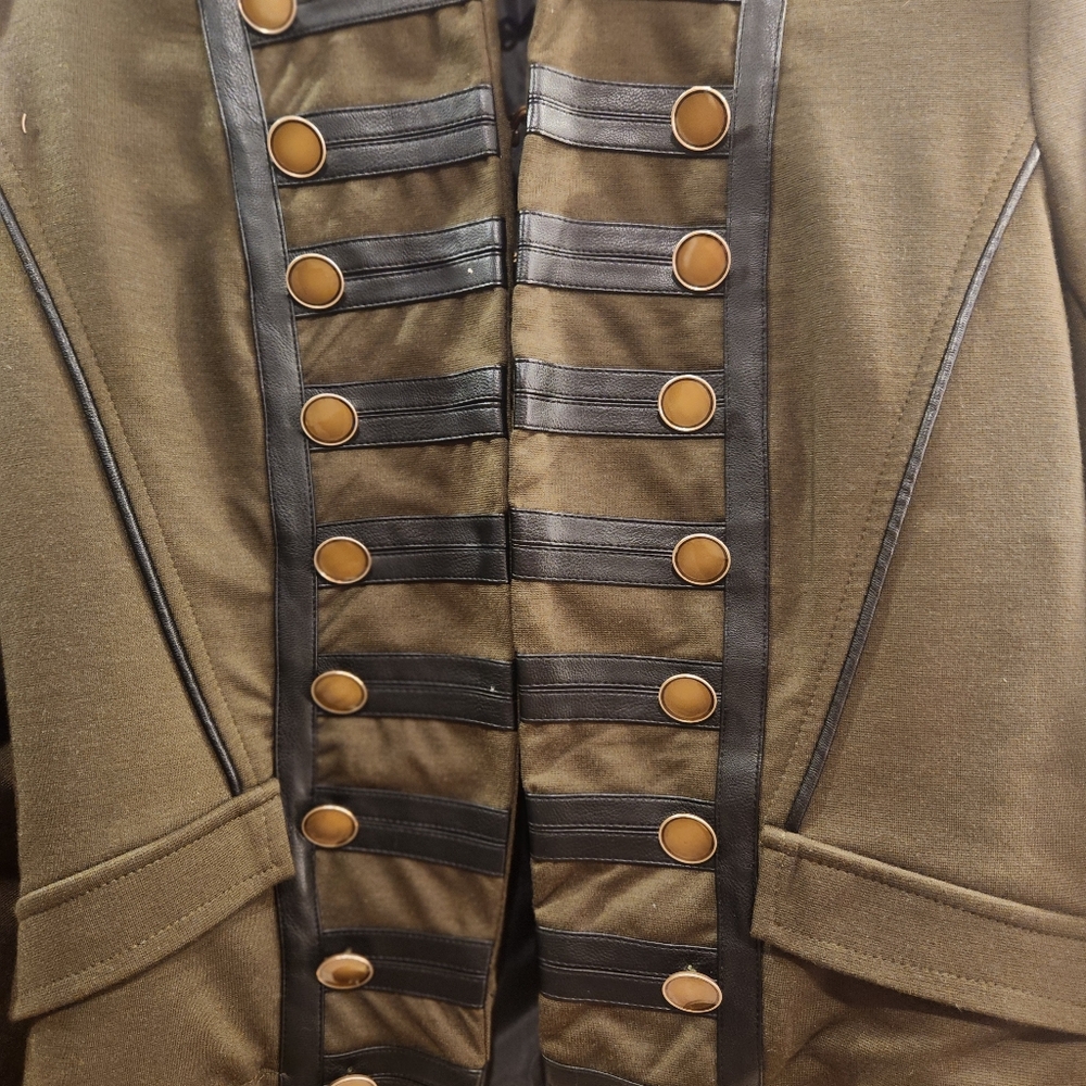Patrizia Luca Milano Military-Style Jacket – Size Small - Picture 3 of 7